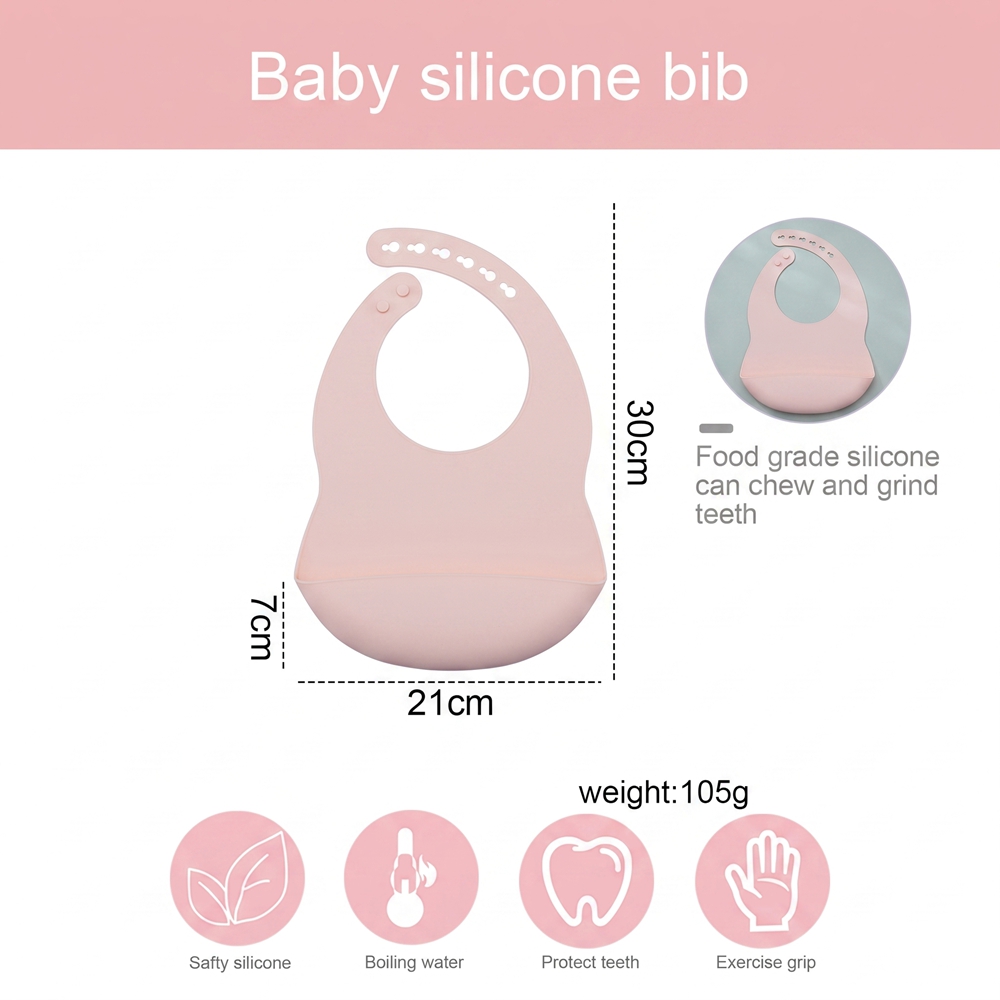 1pc Adjustable Baby Silicone B - Baby Food Grade 评论和价格