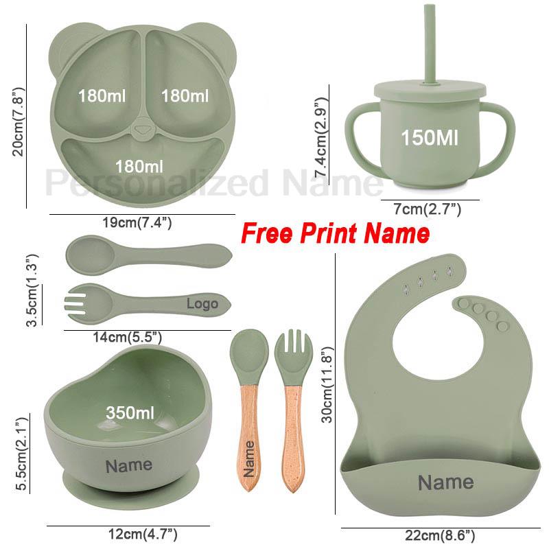 Feeding Set Silicone For Baby  - Baby Food Utensils 评论和价格