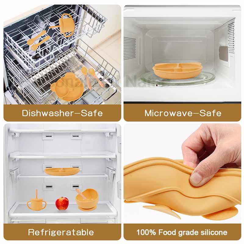Feeding Set Silicone For Baby  - Baby Food Utensils 评论和价格
