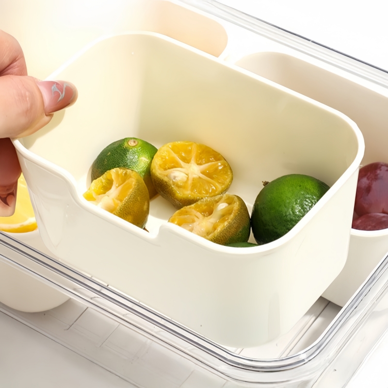 Clear 8/4-Compartment Snack Co - Snack Container Travel 评论和价格